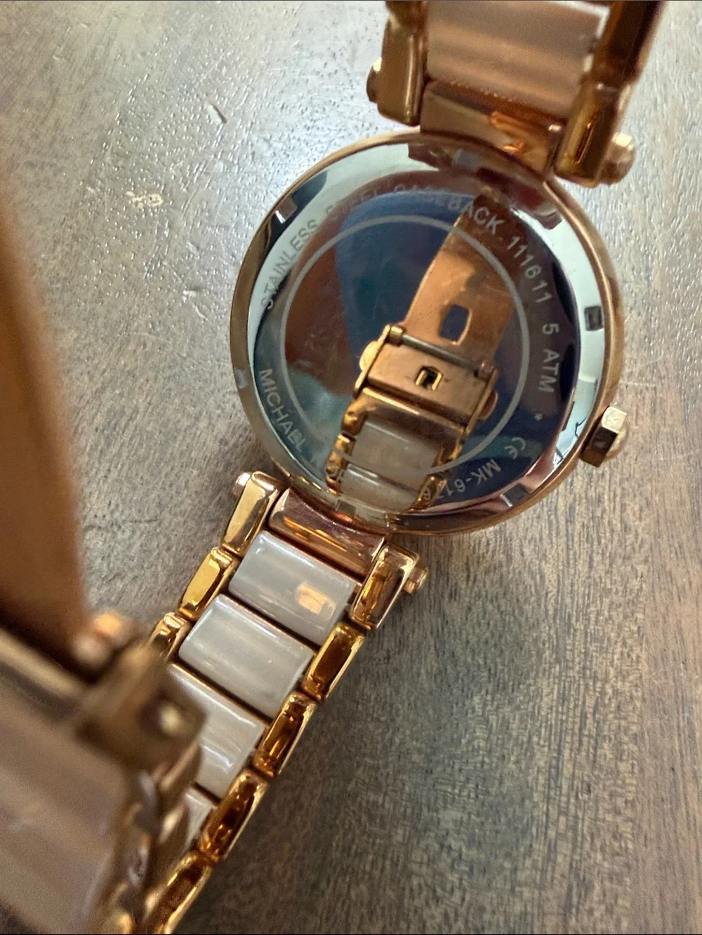 Michael Kors Parker Rose Gold Crystal Ladies Watch